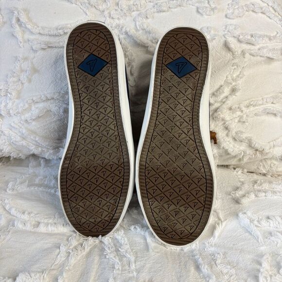 Sperry Navy Canvas Lace-Up Sneakers | Memory Foam | Women’s 7.5 - Picture 6 of 12